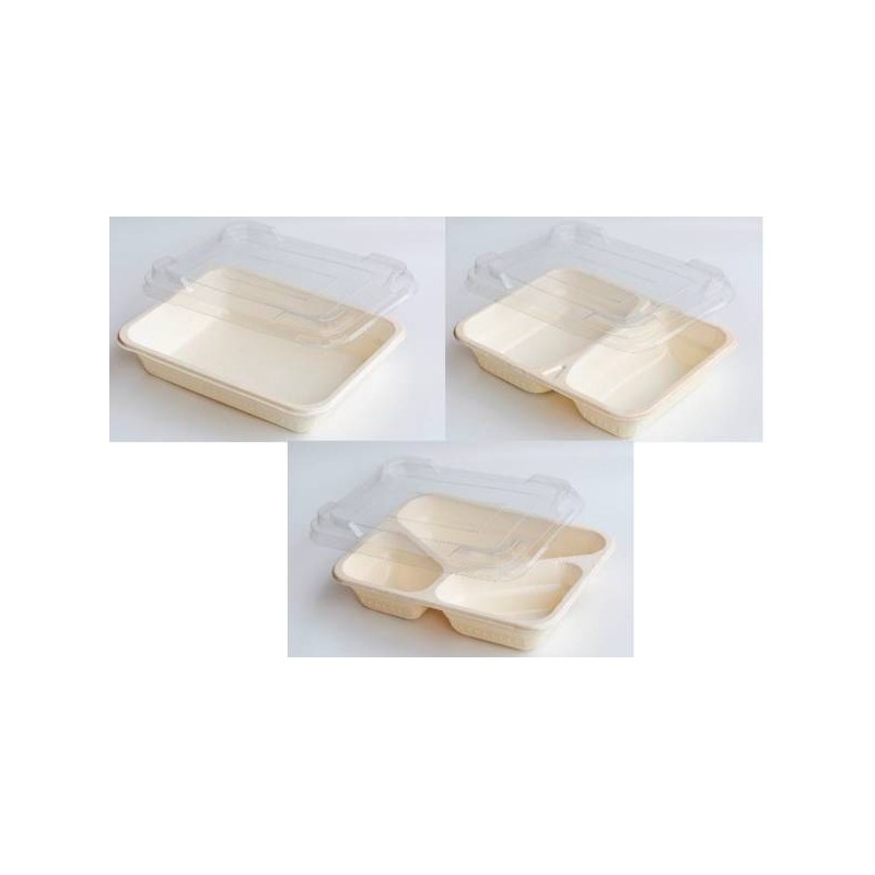 COPERCHI VASS. ECOTRAY RETTANGOLARE 22,5x17,7x4,5cm 45pz