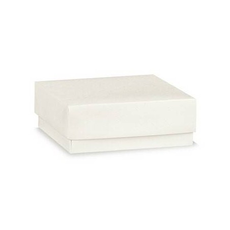 SCATOLA F/COP FIBRA BIANCO 12x12x4,5cm 10pz