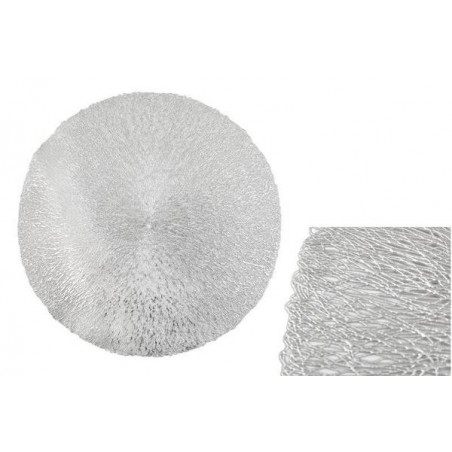 TOVAGLIETTA TONDA 38cm ARGENTO