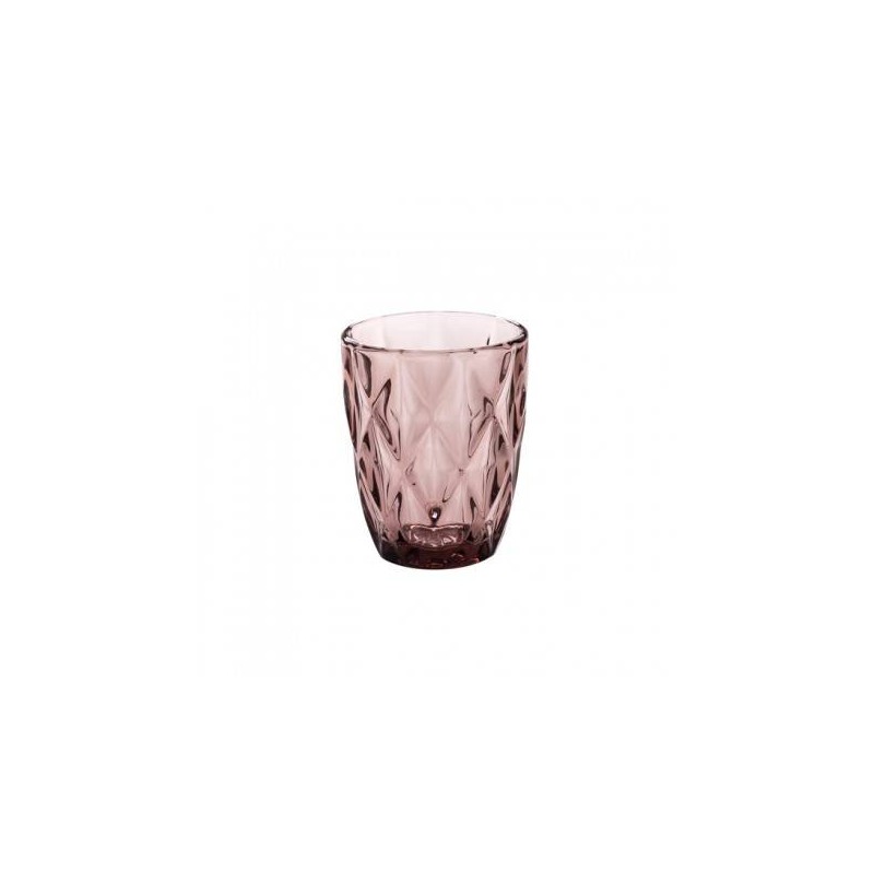 BICCHIERE IN VETRO 240ml ROSA MARSALA