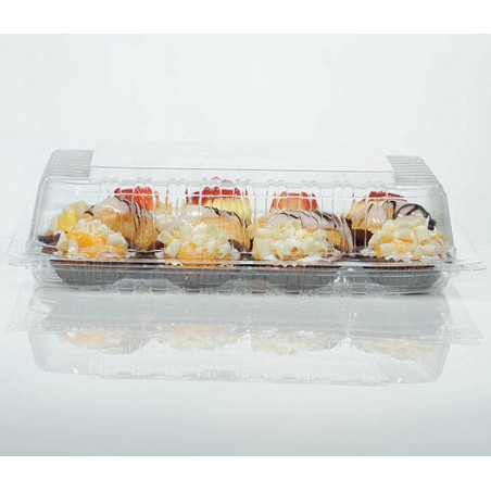 VASCHETTE PET C/COP P2250 220x220x50mm 30pz