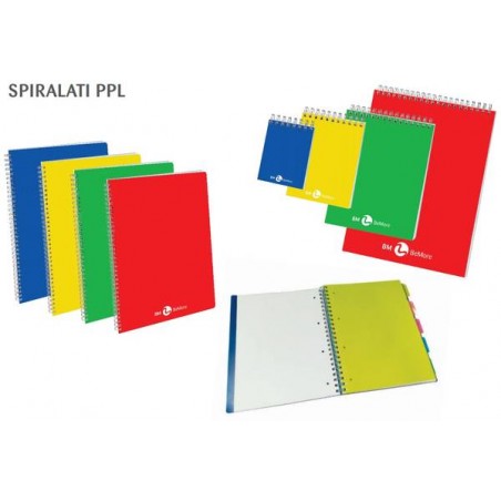 SPIRALATO PPL + 5 SEPARATORI 120fg 80gr 5mm