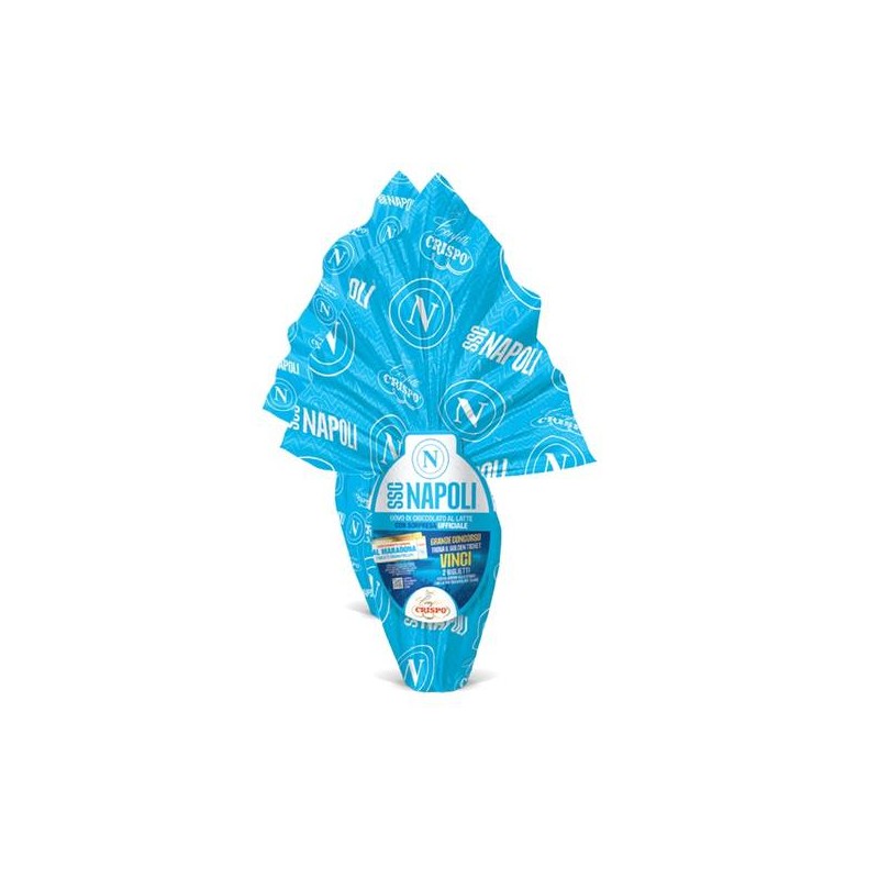 UOVO SSC NAPOLI CIOCCOLATO AL LATTE 220gr