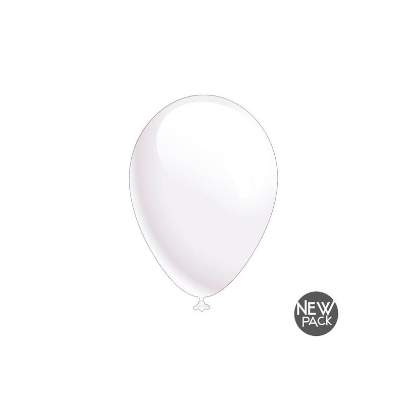 PALLONCINI IN LATTICE 28cm BIANCHI 16pz