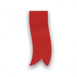 FIOCCO STRIP ECO CARTA mm40 ø120mm 07-ROSSO 2pz