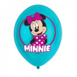 PALLONCINI LATTICE MINNIE MOUSE 26cm 4 COLORI 6pz