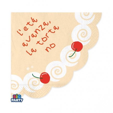 TOVAGLIOLI 33x33cm CAKE PARTY 16pz