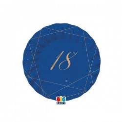 PIATTI ø20cm 18 ANNI BLUE GOLD 8pz