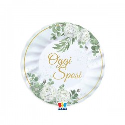 PIATTI ø20cm OGGI SPOSI EUCALIPTO 6pz