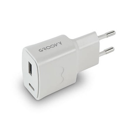 SPINA 1USB+1USB-C 3.1A NEW GROOVY