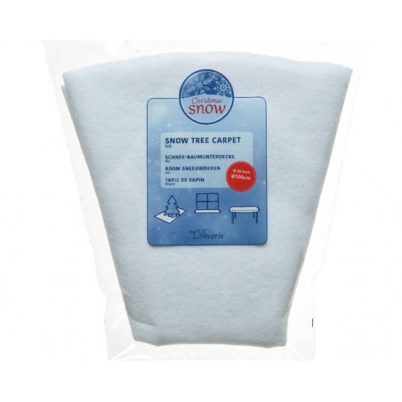 GONNA ALBERO IN POLIESTERE EFFETTO NEVE ø100cm BIANCO