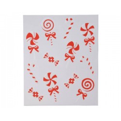 VETROFANIA CANDY CANES 34,5x28,5cm