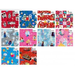 CARTA REGALO ROTOLO DISNEY NATALIZIA 3x1mt