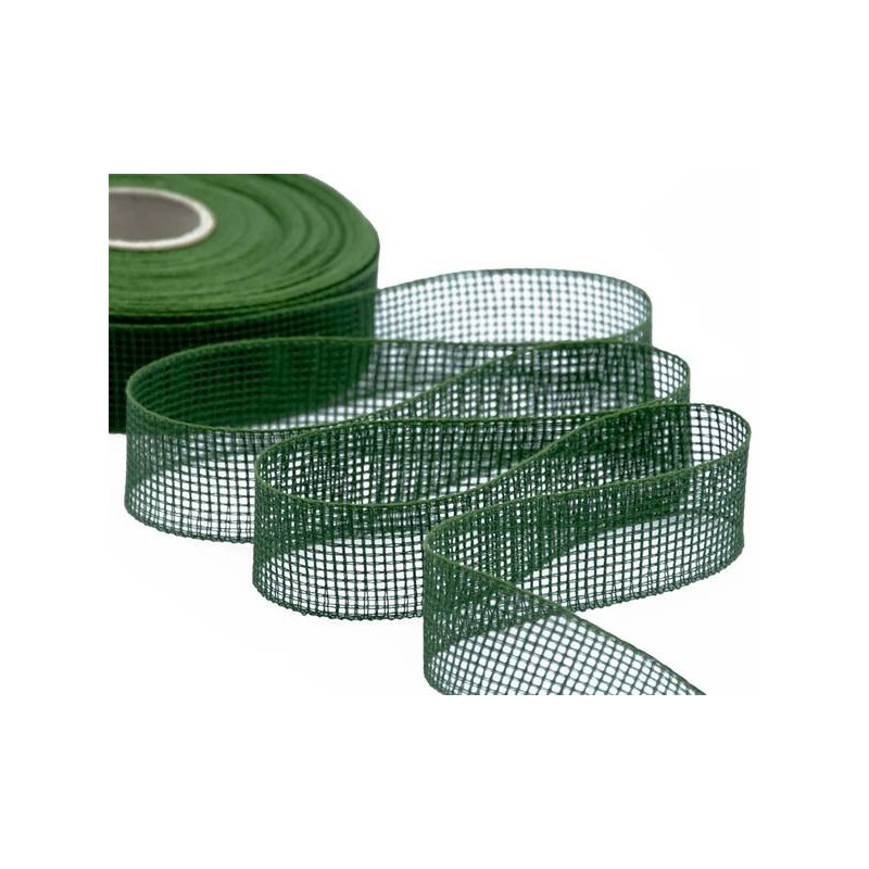 NASTRO GARZA DI CARTA mm25x20mt COL.633 VERDE INGLESE