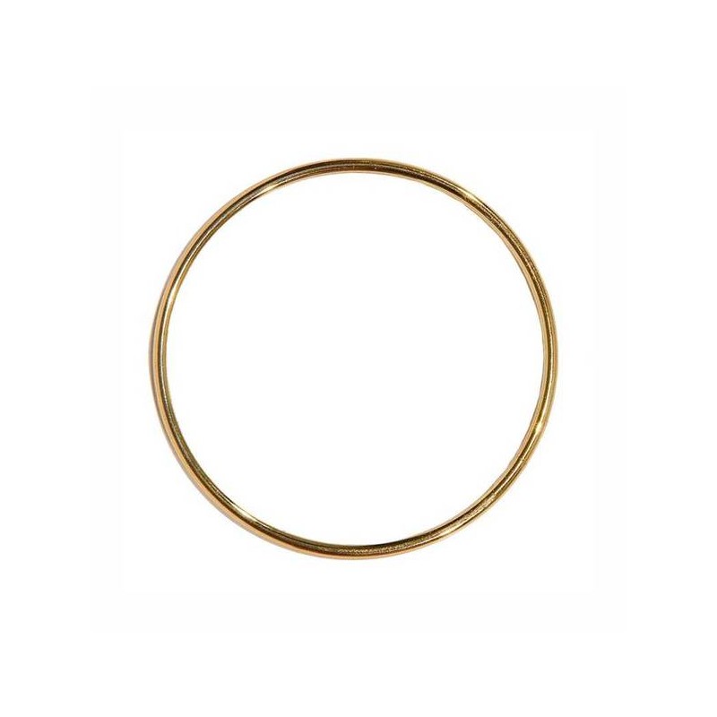 ANELLO IN METALLO ORO OPACO ø6,5cm 12pz