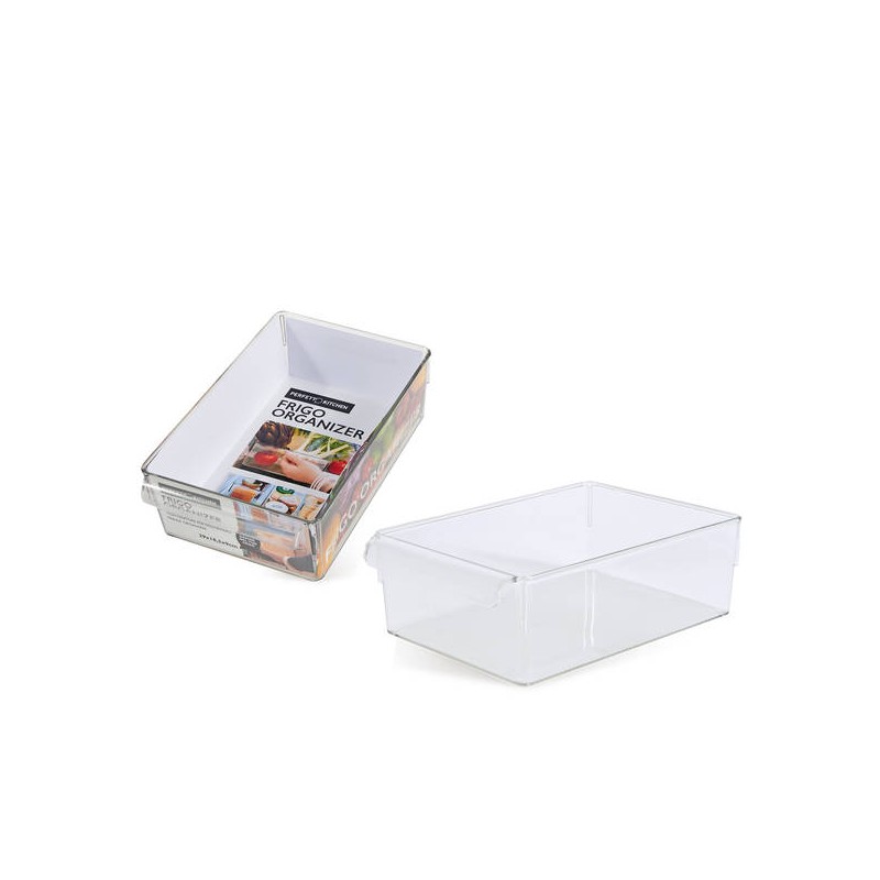 CONTENITORE FRIGO ORGANIZER TRASPARENTE 29x18,5x9cm