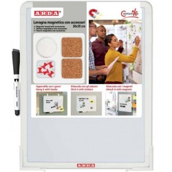 LAVAGNA MAGNETICA 35x48cm COMUNIKA + ACCESSORI ARDA