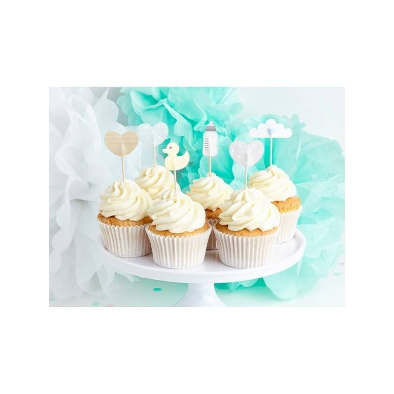STUZZICADENTI DECORO NASCITA 6pz