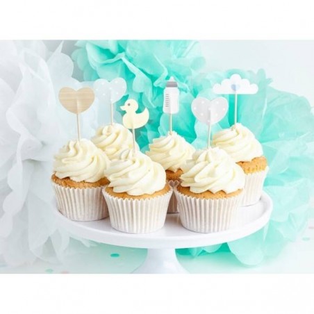 STUZZICADENTI DECORO NASCITA 6pz