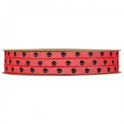 NASTRO TOCCO LAUREA mm6x25mt ROSSO