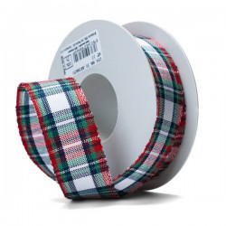 NASTRO TESSUTO SCOZZESE ANIMATO mm30x10mt COL.71