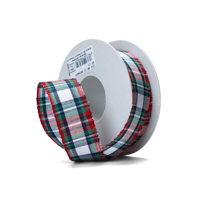 NASTRO TESSUTO SCOZZESE ANIMATO mm30x10mt COL.71