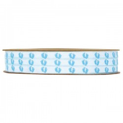NASTRO CELESTE BABY PIEDINI mm6x25mt