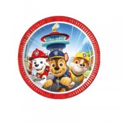 PIATTI DESSERT PAW PATROL 20cm 8pz