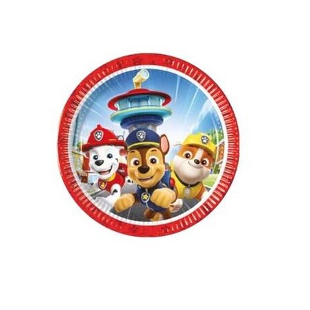 PIATTI DESSERT PAW PATROL 20cm 8pz