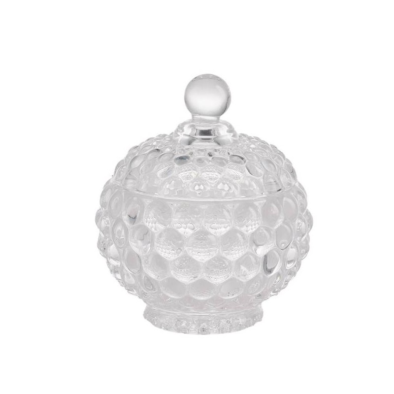 SCATOLA IN VETRO ø10x11,5cm