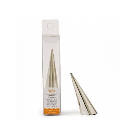 FORMA CONO INOX NORMALE ø4x12cm 8pz