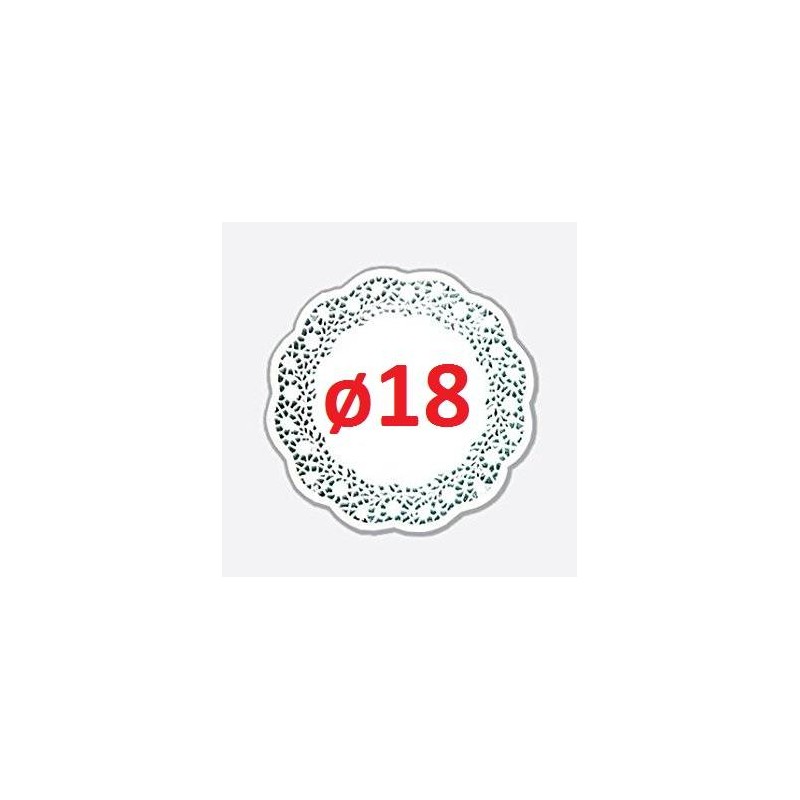 PIZZO PORCELLANATO TONDO ø18 100pz