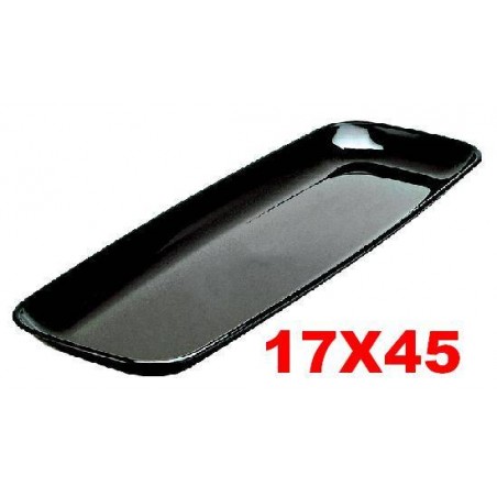 VASSOIO MOZAIK RETTANGOLARE 17x45cm NERO