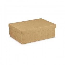 SCATOLA F/COPERCHIO AVANA LISCIA 24x17x10cm