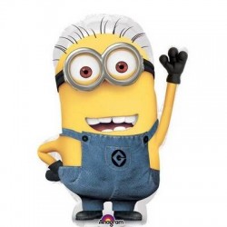 PALLONE MYLAR S/SHAPE MINIONS 63cm