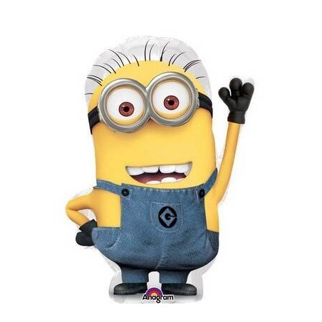 PALLONE MYLAR S/SHAPE MINIONS 63cm