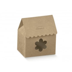 SCATOLA CASETTA C/FINESTRA FIORE AVANA 10pz