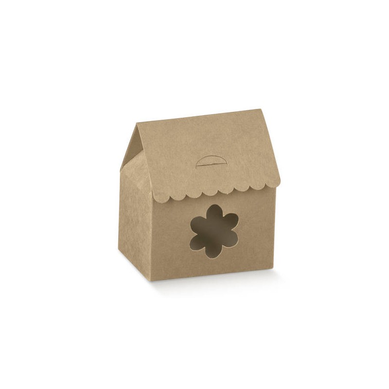 SCATOLA CASETTA C/FINESTRA FIORE AVANA 10pz
