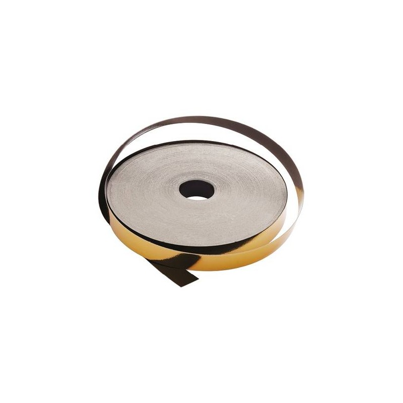 ROTOLO STRISCIA CARTONE ORO H.7cm 125mt
