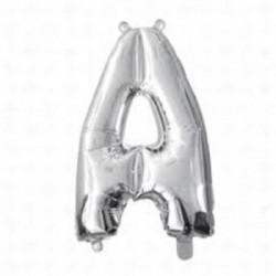 LETTERA A MYLAR SILVER 16 40cm