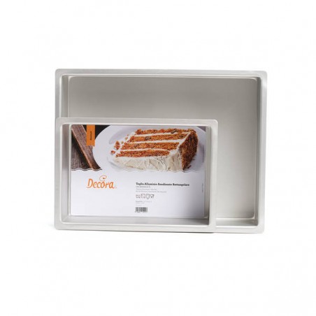 TEGLIA ANODIZZATA RETTANGOLARE 30x40x7,5cm