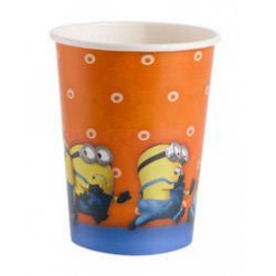 BICCHIERI 266cc MINIONS 8pz