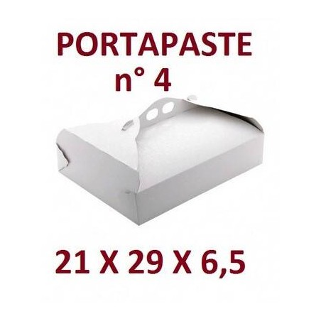 SCATOLA P.PASTE POLIT. N°4 21x29x6,5cm BIANCO RAMAGE