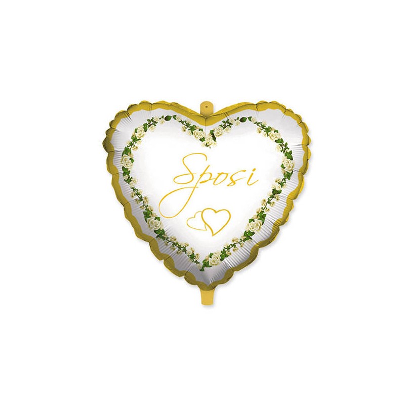 PALLONE MYLAR 18 SPOSI CLASSIC FLOWER