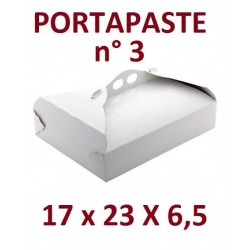 SCATOLA P.PASTE POLIT. N°3 17x23x6,5cm BIANCO RAMAGE