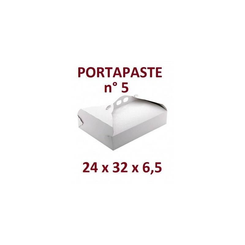 SCATOLA P.PASTE POLIT. N°5 24x32x6,5cm BIANCO RAMAGE