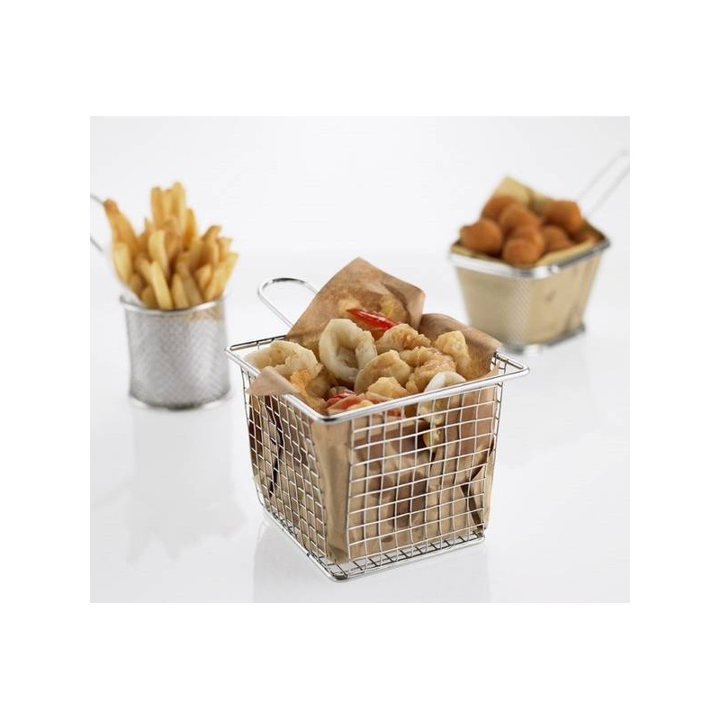 MINI CESTELLO ACCIAIO 18/8 13x13x10cm