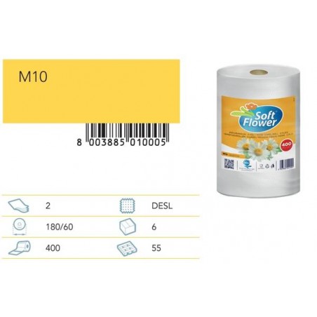 BOBINA ASCIUGATUTTO DESL 400 STRAPPI 2V SOFT FLOWER