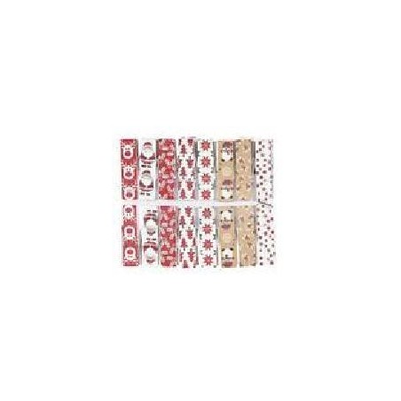 MOLLETTINE 1x4,5cm NATALE ass.te 16pz