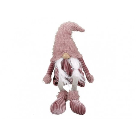 GNOMO IN TESSUTO H.31cm ROSA ASS.TI 1pz